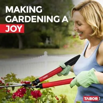 TABOR TOOLS B620A Hedge Shears with Comfort Grip