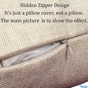 Ramirar Retro Green Pine Tree Christmas Pillow Cover