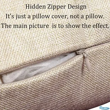 Ramirar Retro Green Pine Tree Christmas Pillow Cover