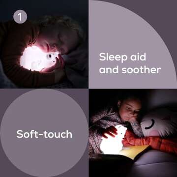 Lumicolor Bear Baby Night Light - Color Changing Delight