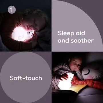 Lumicolor Bear Baby Night Light - Color Changing Delight