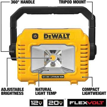 DEWALT LED Compact Work Light 12V/20V MAX Tool Only