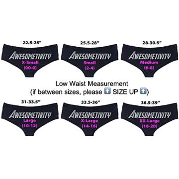 AWESOMETIVITY Funny Women's Panties - Jedi vs Sith Humor