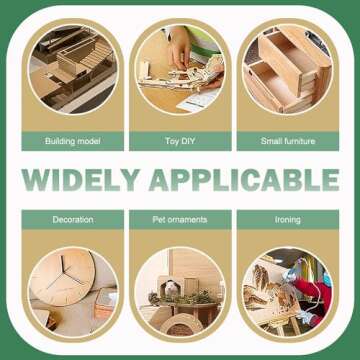 24 Pack 12"x12"Basswood Sheets 1/8",3mm Basswood for Laser Cutting,3mm Plywood Unfinished Wood Craft Wood for DIY Ornaments and Models Drawing Painting Engraving Wood Burning and Laser Cutting