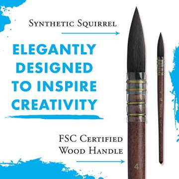 Princeton Neptune Series 4750 Synthetic Brush Size 4