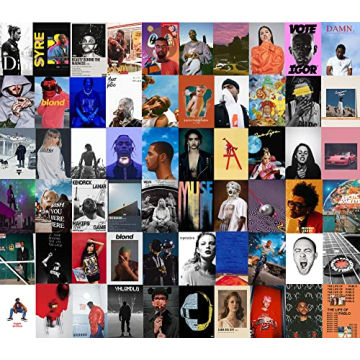Stylish Wall Collage Kit of Music Posters for Decor