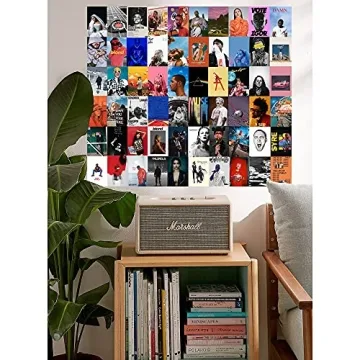 Stylish Wall Collage Kit of Music Posters for Decor