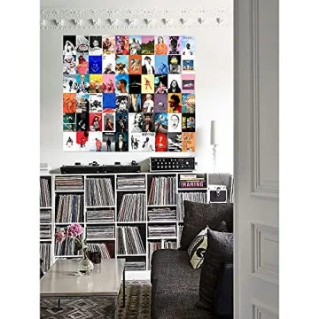 Stylish Wall Collage Kit of Music Posters for Decor
