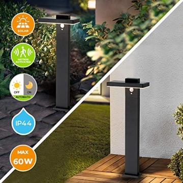 BRIMMEL Solar Landscape Path Light with Motion Sensor