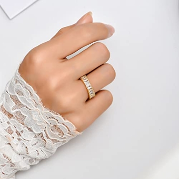 Buy WOBACWVO Adjustable Gold Rings for Women Online