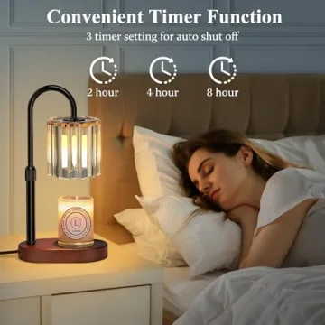 Lukasa Candle Warmer Lamp with Timer and Dimmer Features