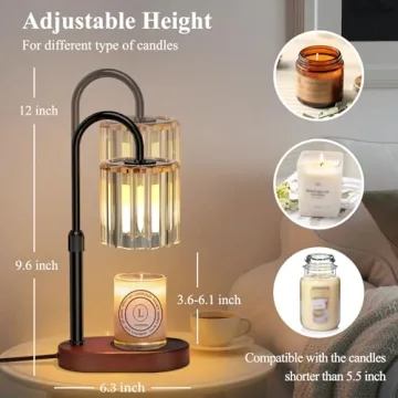 Lukasa Candle Warmer Lamp with Timer and Dimmer Features