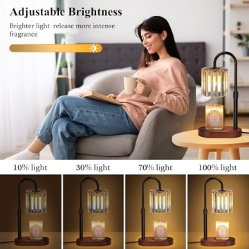 Lukasa Candle Warmer Lamp with Timer and Dimmer Features