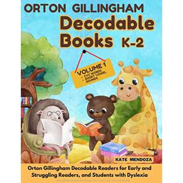 Decodable Books Kindergarten, First and Second Grade: Orton Gillingham Decodable Readers for Early a...