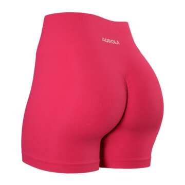 AUROLA Power Scrunch Butt Workout Shorts for Women - Seamless & High Waist