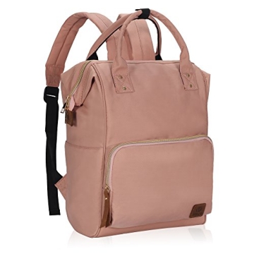 Lightweight Veegul 18L Travel Backpack in Light Pink