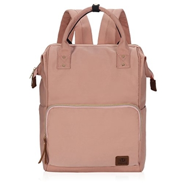 Lightweight Veegul 18L Travel Backpack in Light Pink