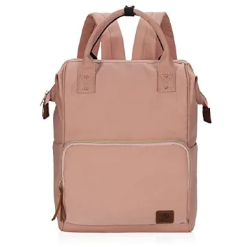 Lightweight Veegul 18L Travel Backpack in Light Pink