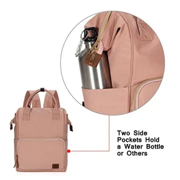 Lightweight Veegul 18L Travel Backpack in Light Pink