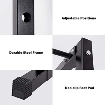 Goplus Heavy Duty Adjustable Power Rack for Home Gym