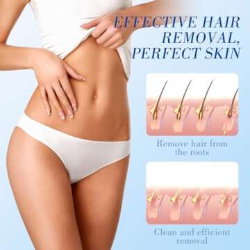 48Wax Strips -Wax Strips for Hair Removal - Facial Hair Removal for Women - Waxing Kit for Face, Body, Arms, Legs, Chest, Back, Bikini & Brazilian 48ct Waxing Strips & 4Calming Oil Wipes