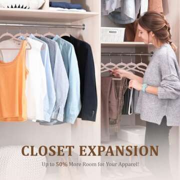 Premium Velvet Hangers 60 Pack, Heavy Duty Study Pink Hangers for Coats, Pants - Non Slip Clothes Hanger Set - Space Saving Felt Hangers for Clothing