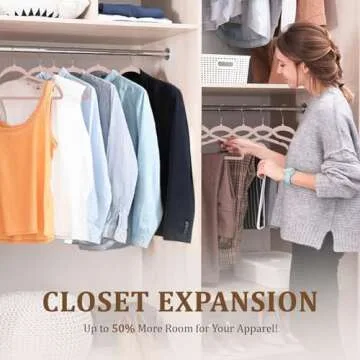 Premium Velvet Hangers 60 Pack, Heavy Duty Study Pink Hangers for Coats, Pants - Non Slip Clothes Hanger Set - Space Saving Felt Hangers for Clothing