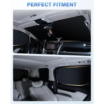 Canvcle Sunshades for Subaru Crosstrek Full UV Protection