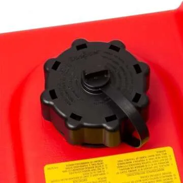 Scepter Portable Marine Gasoline Fuel Storage Tank with 2-Way Vented Cap, 12 Gallon