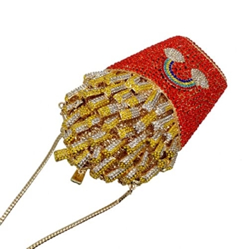 Sparkling DEBIMY Rhinestone Clutch for Weddings and Parties