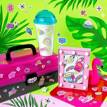 Fashion Angels 1,000+ Totally Rainbow Sticker Book, Includes Fun & Colorful Craft Stickers, Ideal for Accessorizing Kids & Teens Notebooks, Journals & More