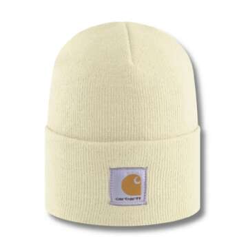 Carhartt Women's Acrylic Watch Hat, Winter White, One Size