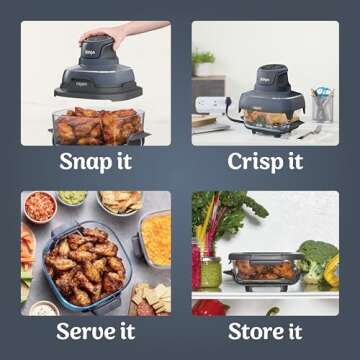 Ninja Air Fryer Portable Crispi System with Containers 2.5QT