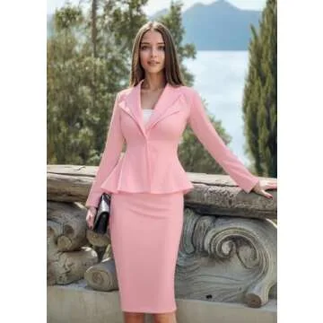 Stylish Hybrid & Company Women Blazer in Hot Pink