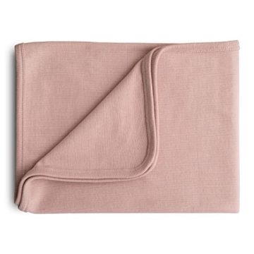 Mushie Extra Soft Organic Cotton Baby Blanket 35x35