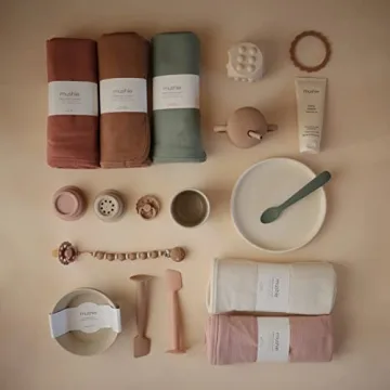 Mushie Extra Soft Organic Cotton Baby Blanket 35x35