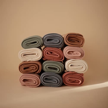 Mushie Extra Soft Organic Cotton Baby Blanket 35x35