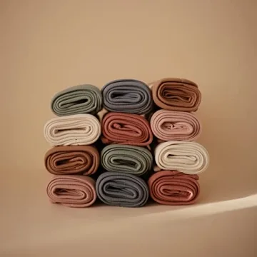 Mushie Extra Soft Organic Cotton Baby Blanket 35x35