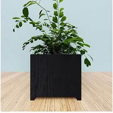 Black Wood Wallpaper - Peel and Stick Wallpaper Wood – Black Wood Self-Adhesive & Removable Wallpaper for Countertop Furniture Kitchen Wall, Realistic Wood Sensation, Easy to Clean, 17.7” ×393” Vinyl