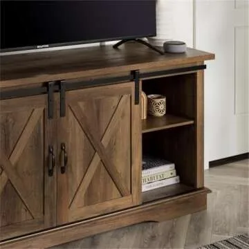 Walker Edison Richmond Sliding Barn Door TV Stand
