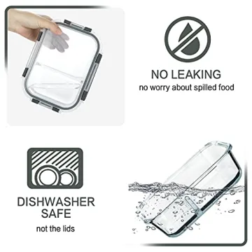 High-Quality Glass Meal Prep Containers Set of 10