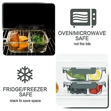 High-Quality Glass Meal Prep Containers Set of 10