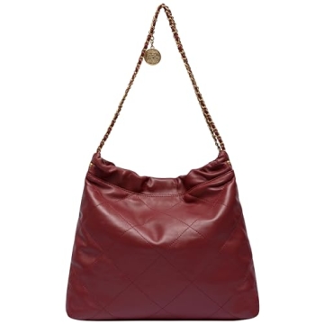 DORIS&JACKY Quilted Leather Tote for Women - Stylish and Functional