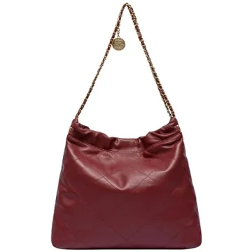 DORIS&JACKY Quilted Leather Tote for Women - Stylish and Functional