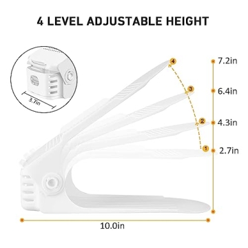 Shoe Slots Organizer - 20 Pack to Maximize Storage Space