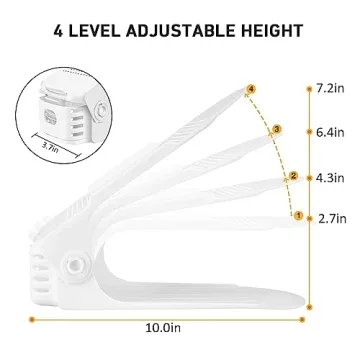 Shoe Slots Organizer - 20 Pack to Maximize Storage Space