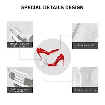 Shoe Slots Organizer - 20 Pack to Maximize Storage Space