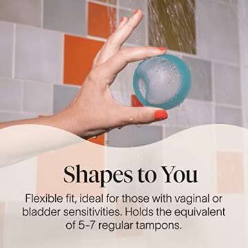 Cora Organic Feminine Care | Reusable, Soft Menstrual Disc and Menstrual Cup and Disc Cleanse with Natural Stain-Fighting Ingredients | Eco-Conscious | Bundle Pack