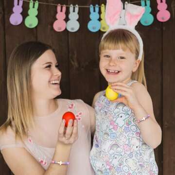 TOLOWOBK Easter Basket Stuffers for Teens Kids Girls Cross Bracelet Christian Gifts Jesus WWJD Brace...