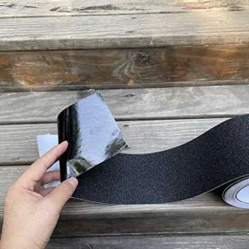 COSIMIXO 4" x 35Ft Heavy Duty Anti Slip Tape for Ultimate Safety and Grip